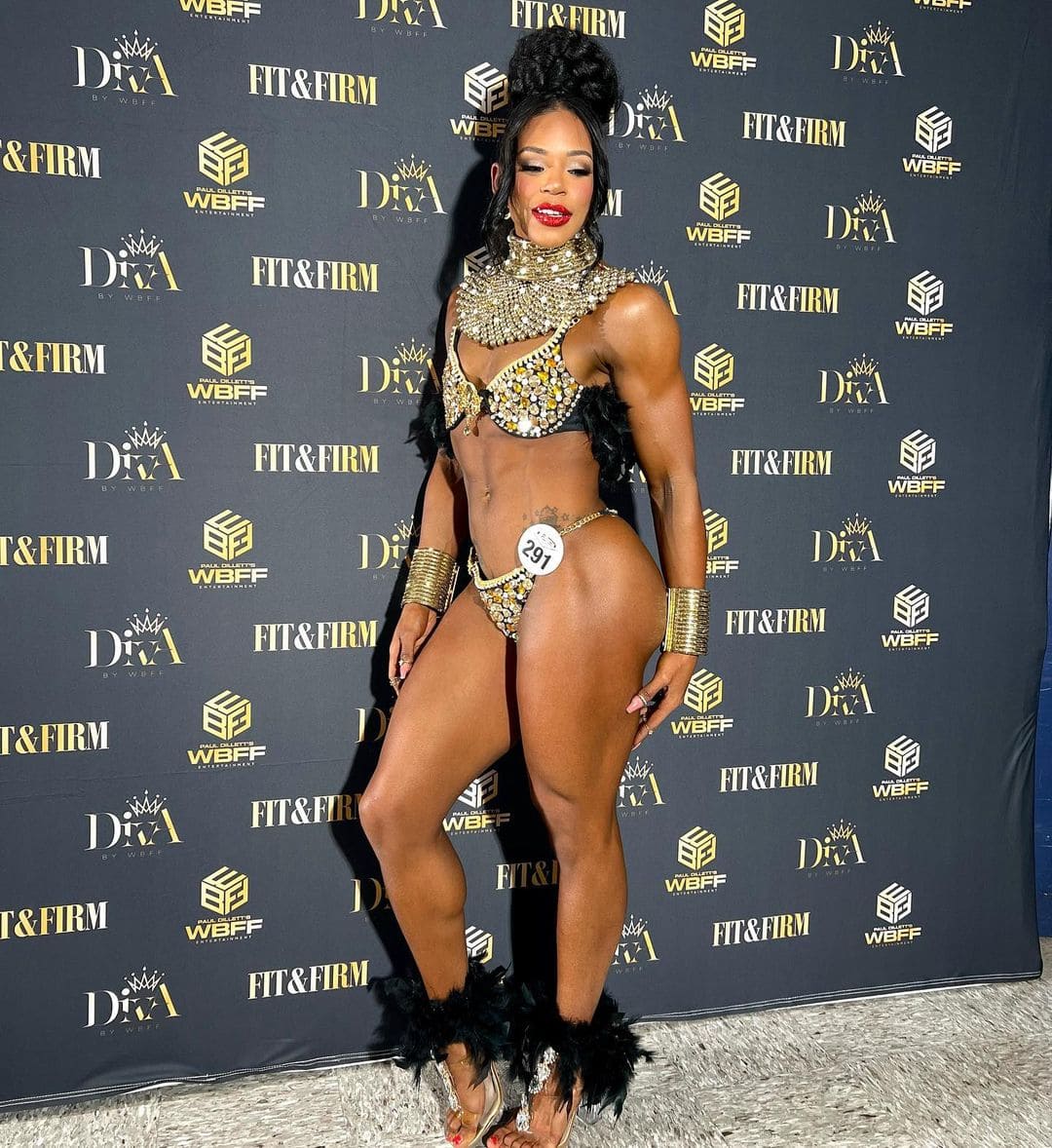 Bianca Belair Competes At WBFF Bodybuilding Competition