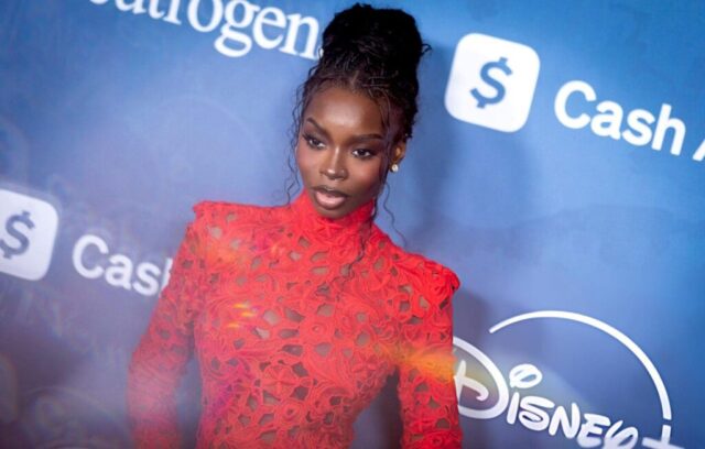 Olandria Takes the Red Carpet by Storm in Her Dangerously Sexy Red Lace Dress at Variety Power of Young Hollywood (10)